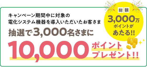 ヒートポンプ 電化deエコキャンペーン 東北電力 エコなくらしプロジェクト